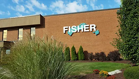 Main entrance of the Fisher Bridgeview location